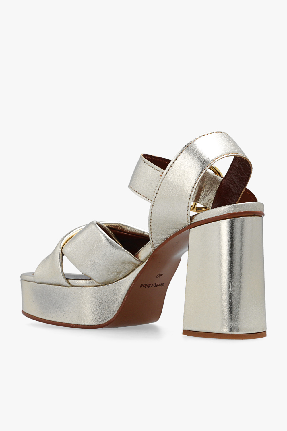 SchaferandweinerShops Japan - Gold 'Lyna' platform sandals